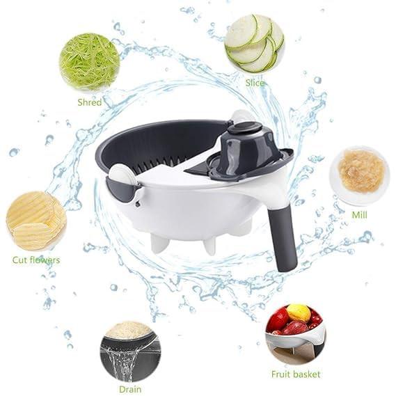 9-in-1 Multifunctional Vegetable Cutter & Mandoline.