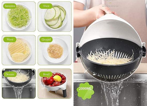 9-in-1 Multifunctional Vegetable Cutter & Mandoline.