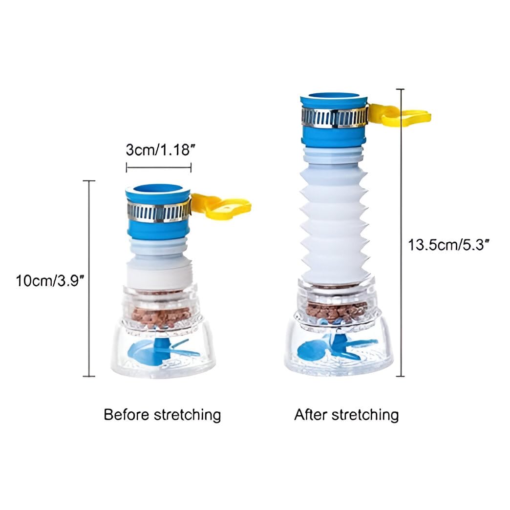 Water Saving Movable Sink Faucet Expandable.