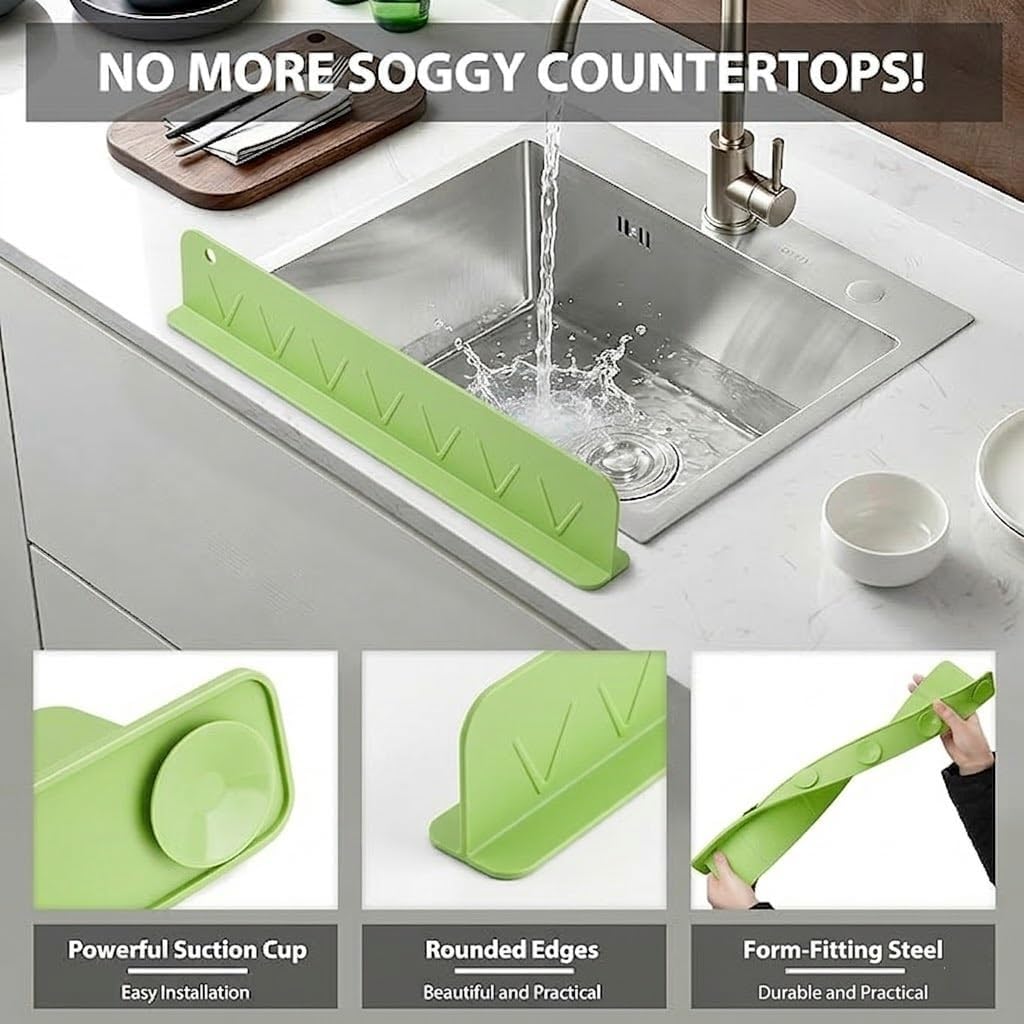 Kitchen Sink Splash Guard – Keep Your Countertop Drier
