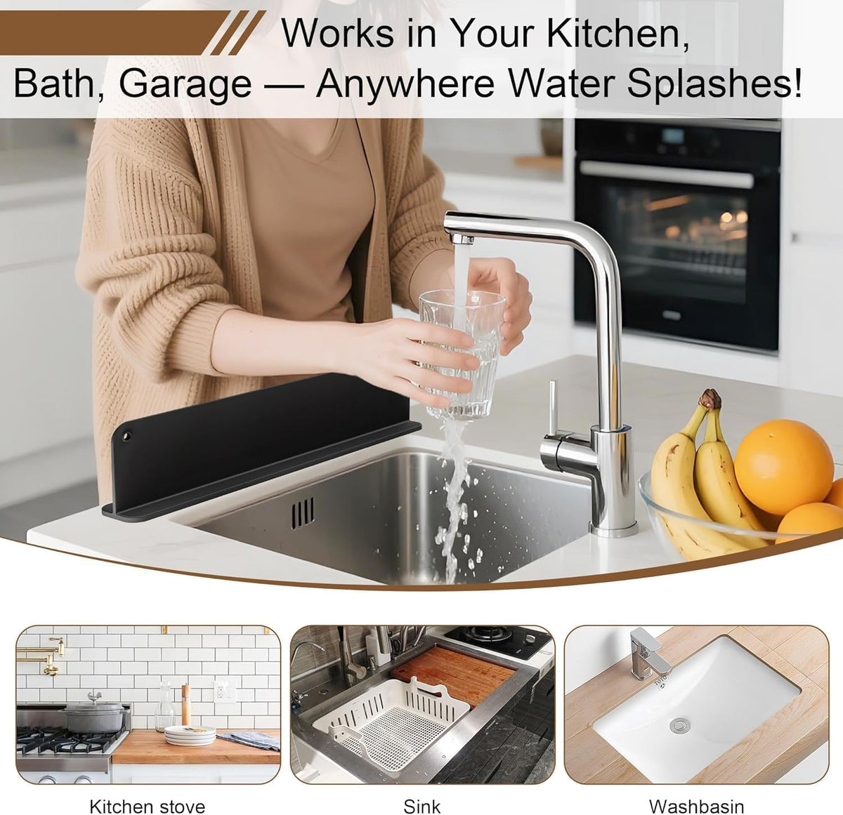 Kitchen Sink Splash Guard – Keep Your Countertop Drier