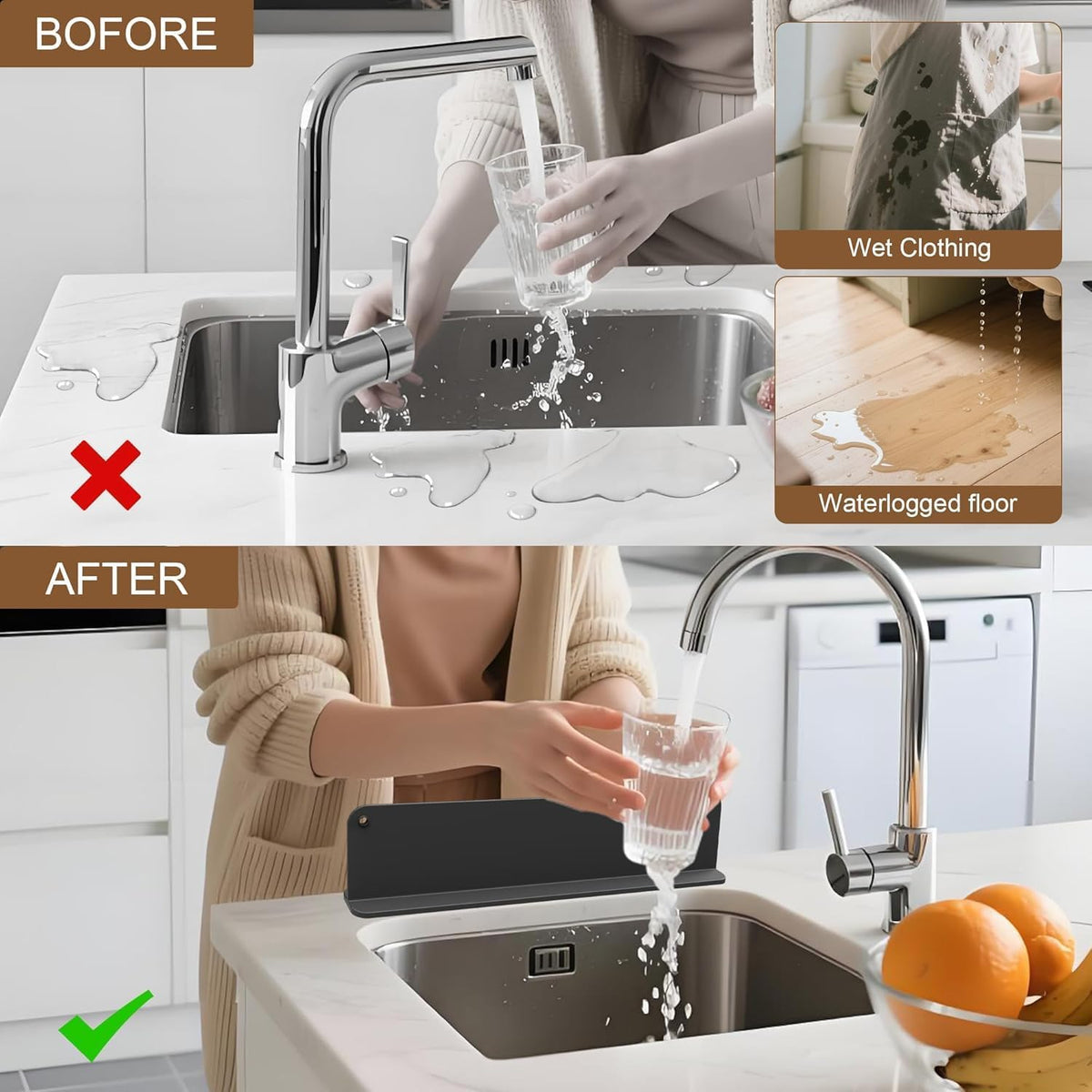 Kitchen Sink Splash Guard – Keep Your Countertop Drier
