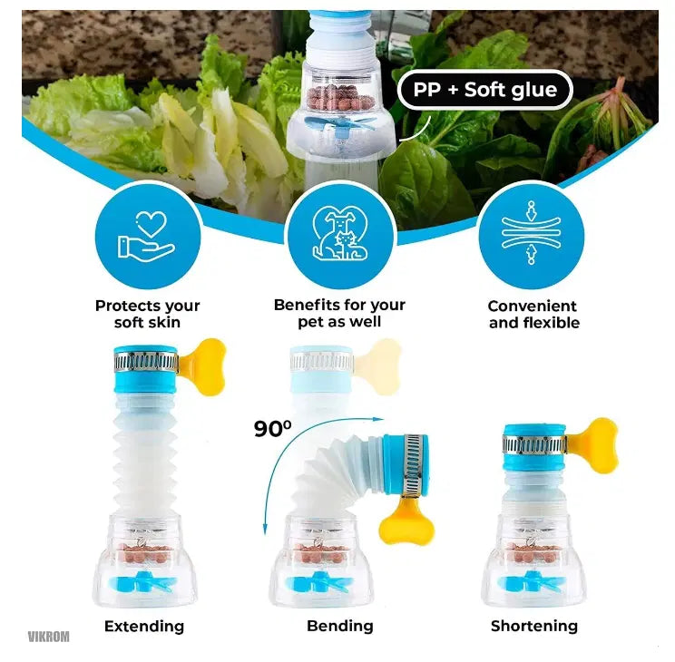 Water Saving Movable Sink Faucet Expandable.