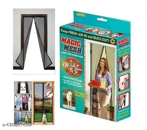 Polyester Magnetic Mosquito Net for Door |