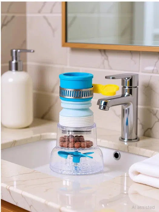 Water Saving Movable Sink Faucet Expandable.
