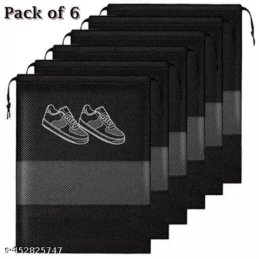 Shoe Bag For Travel & Storage Pouches, Shoe Cover For Travelling, pack of 6